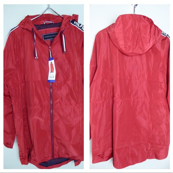 Tommy Hilfiger Hooded Rain Parka Jacket NWT Anorak - Picture 8 of 10